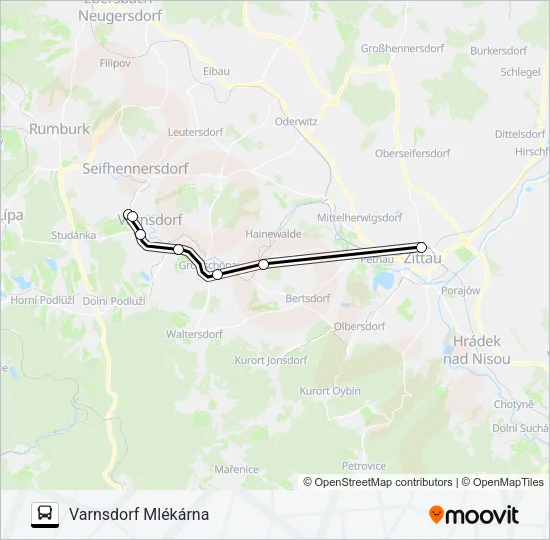 Автобус L7: карта маршрута