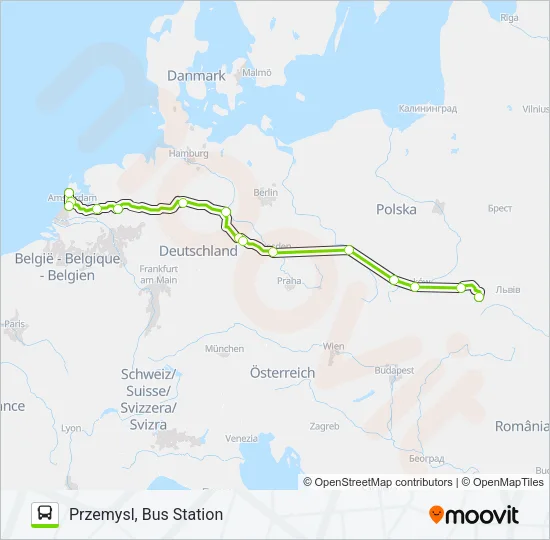 Автобус N1367: карта маршрута