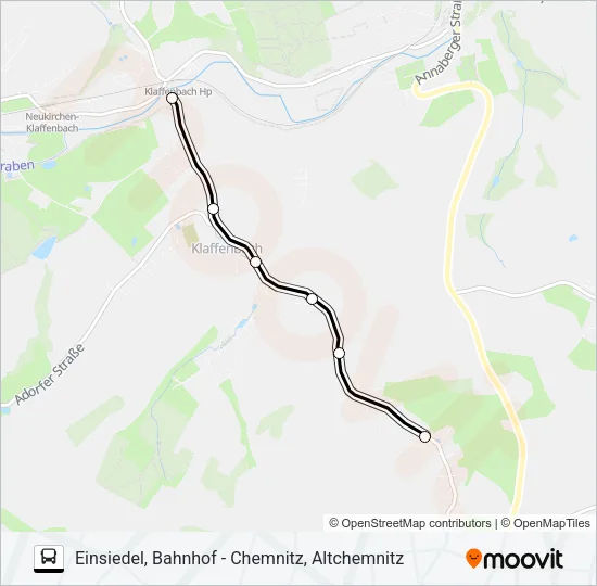 S-92 Bus Line Map