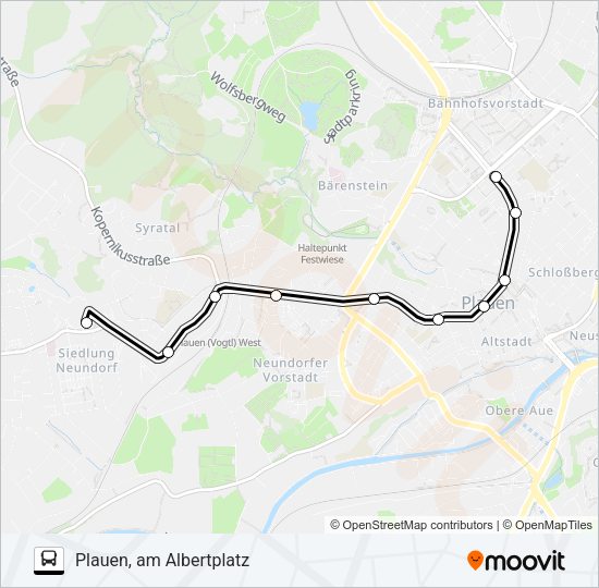 Автобус N2: карта маршрута