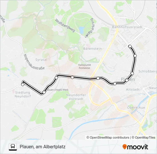 Автобус N2: карта маршрута