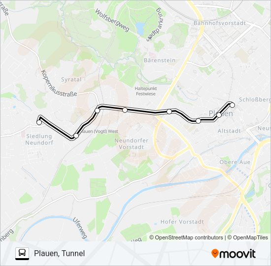 Автобус N2: карта маршрута
