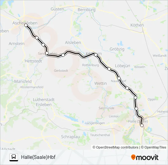 RE4 Bus Line Map