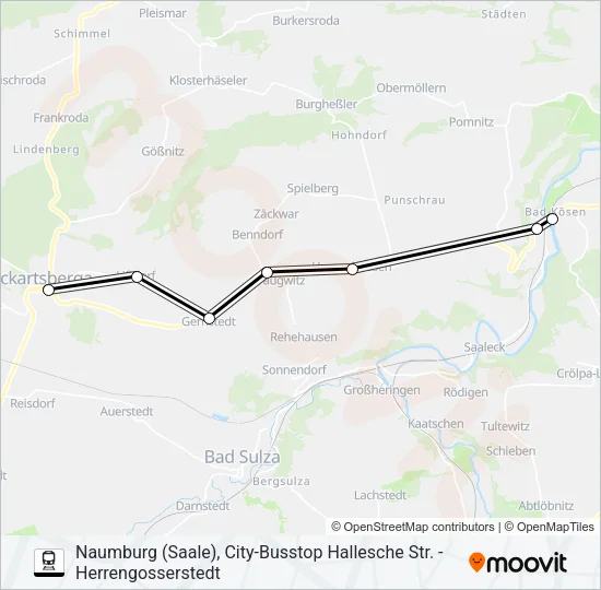 601  Line Map