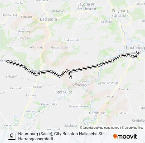 601  Line Map