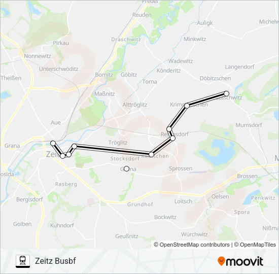 845  Line Map