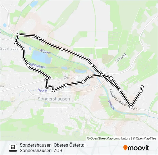 Автобус 2: карта маршрута