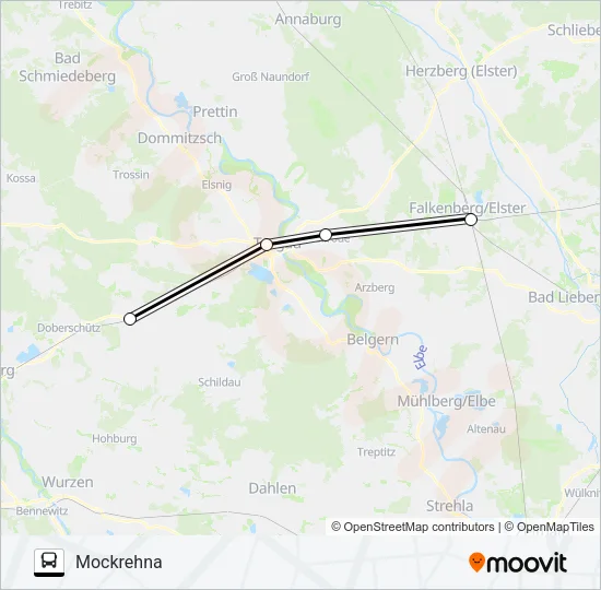 RE10 Bus Line Map