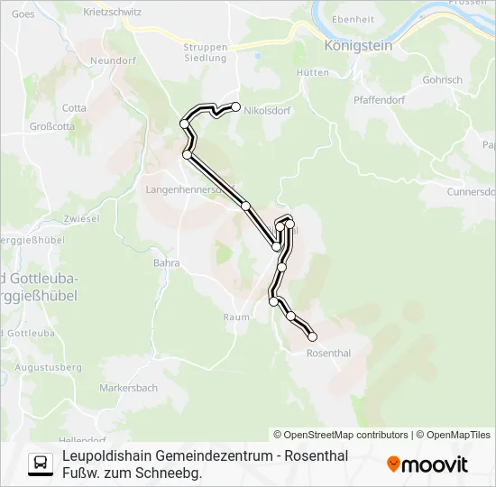 Автобус 245: карта маршрута