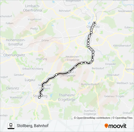 C11 Train Line Map