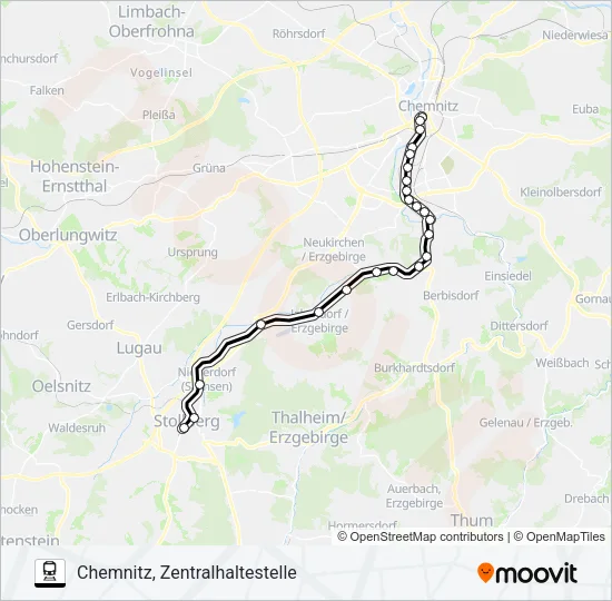 C11 Train Line Map