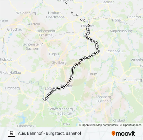 C13 Train Line Map