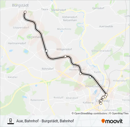 C13 Train Line Map