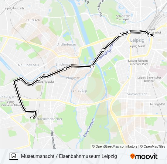 Автобус M4: карта маршрута