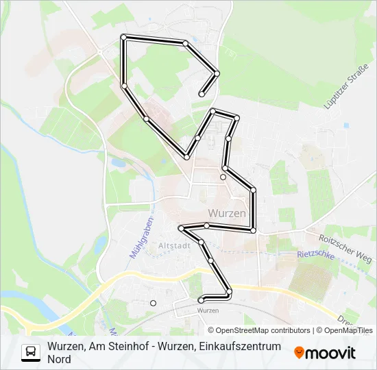 A Bus Line Map
