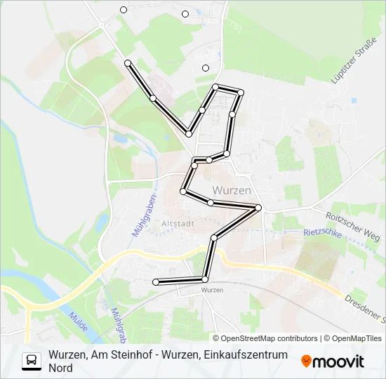 A Bus Line Map