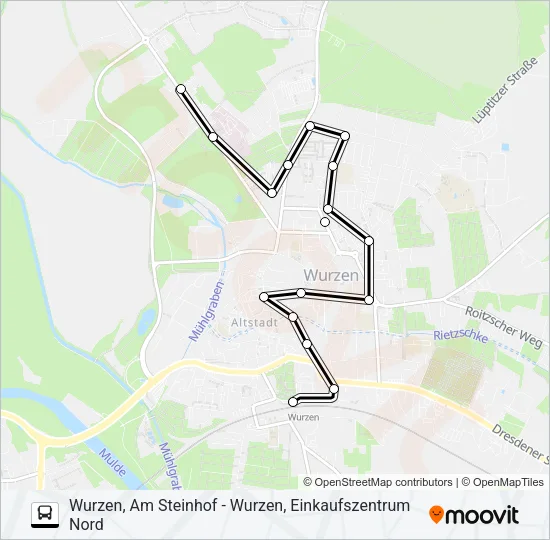 A Bus Line Map