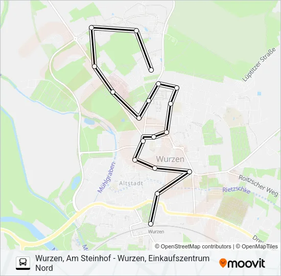 A Bus Line Map