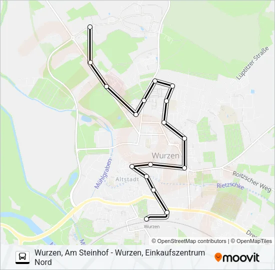 A Bus Line Map