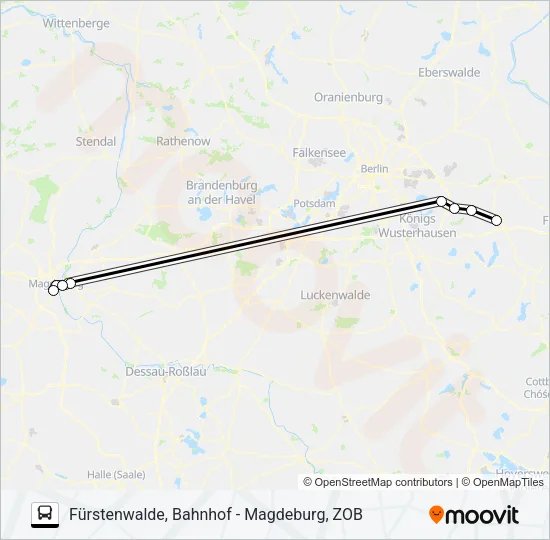 RE1 Bus Line Map