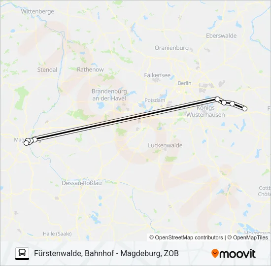 RE1 Bus Line Map