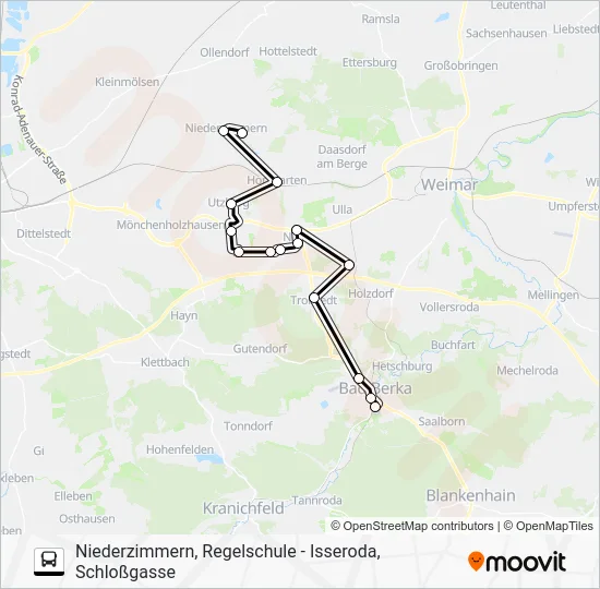 Автобус 239: карта маршрута