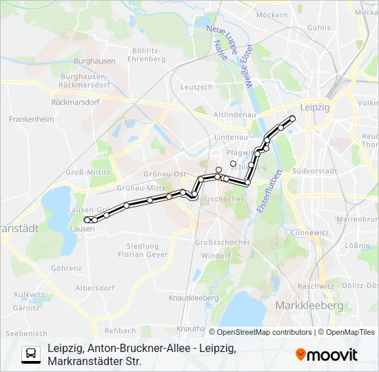 SEV1 Bus Line Map