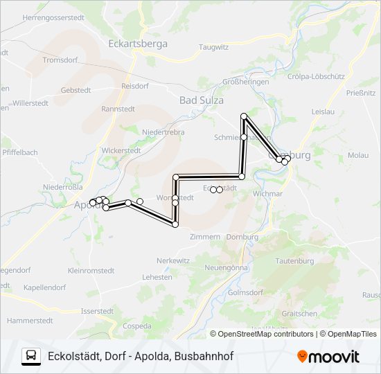 Автобус 282: карта маршрута