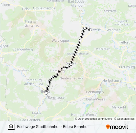 EV Bus Line Map
