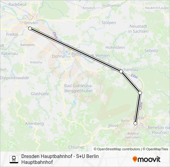 Поезд 27: карта маршрута