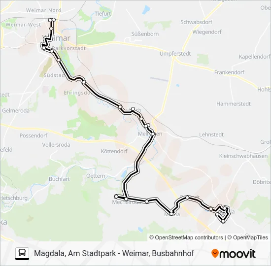 Автобус 229: карта маршрута