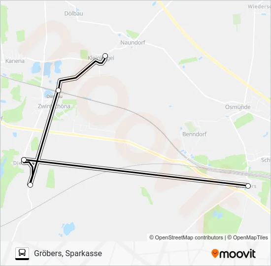 Автобус 364: карта маршрута