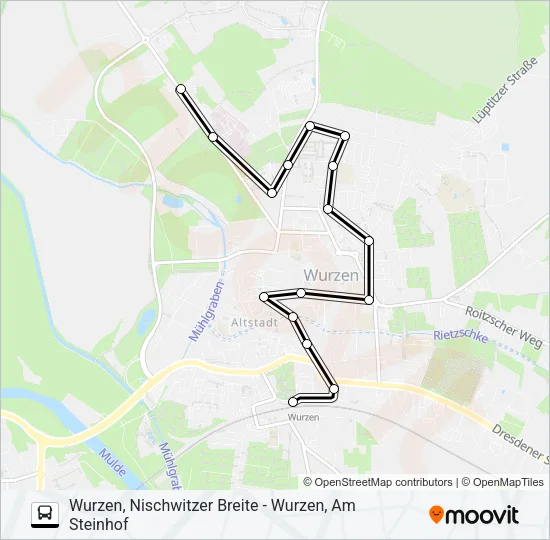 A Bus Line Map