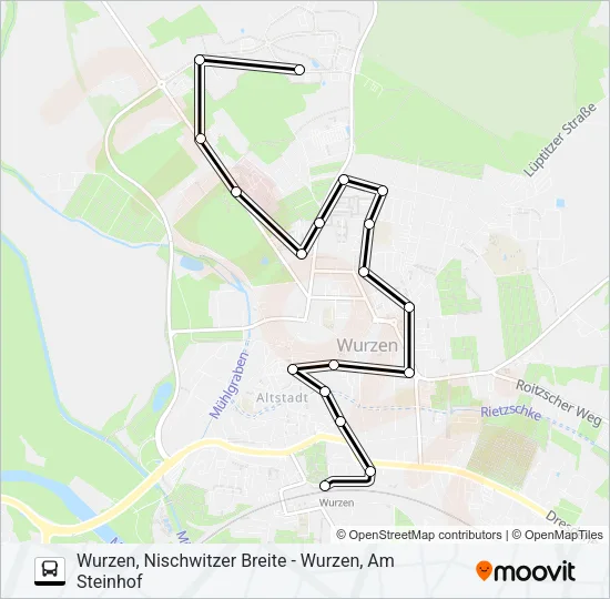 A Bus Line Map