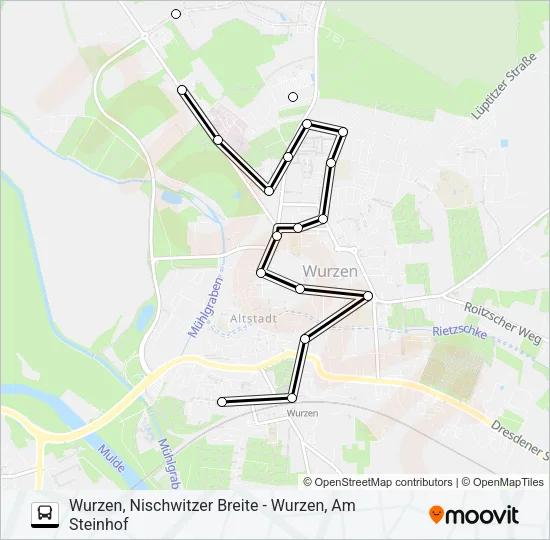 A Bus Line Map