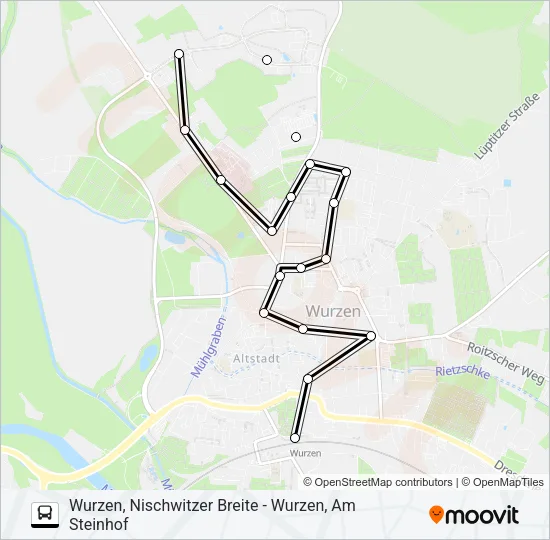 A Bus Line Map