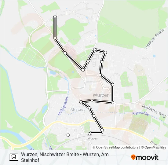 A Bus Line Map