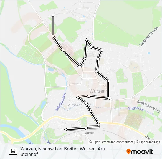 A Bus Line Map