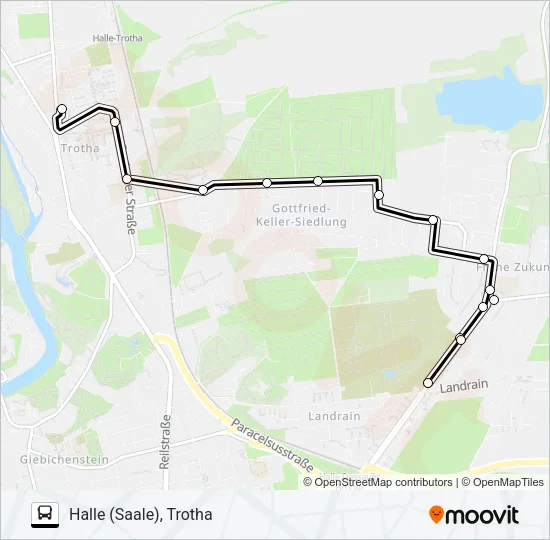 25 Bus Line Map
