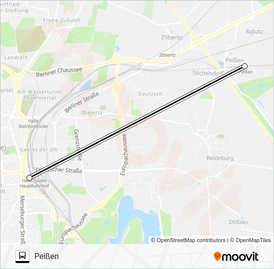 Автобус S9: карта маршрута