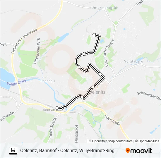 91 Bus Line Map