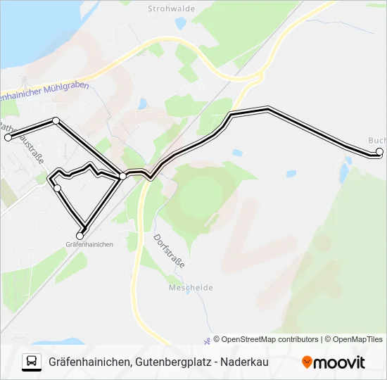 Автобус 345: карта маршрута