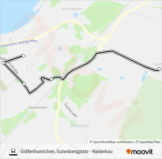 Автобус 345: карта маршрута