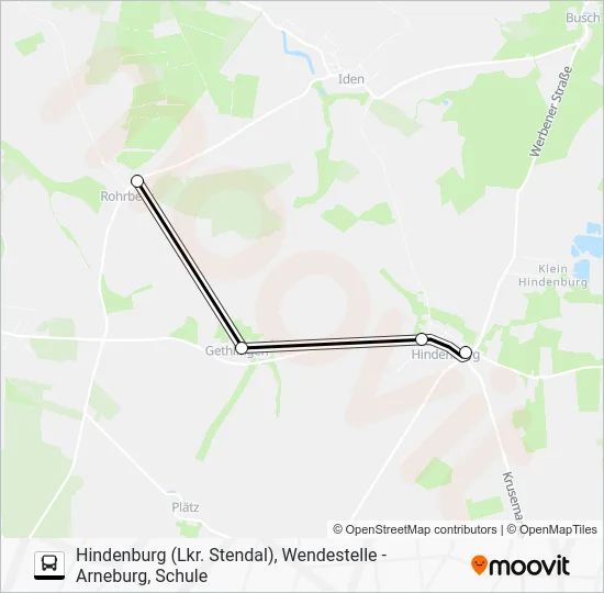 Автобус 965: карта маршрута