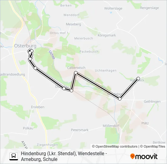 Автобус 965: карта маршрута