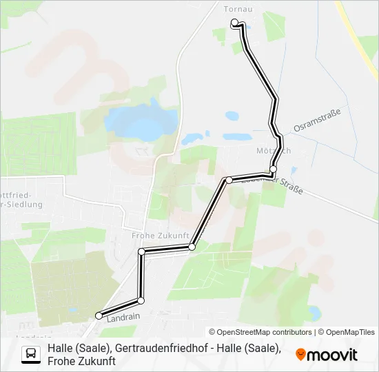 Автобус 1: карта маршрута