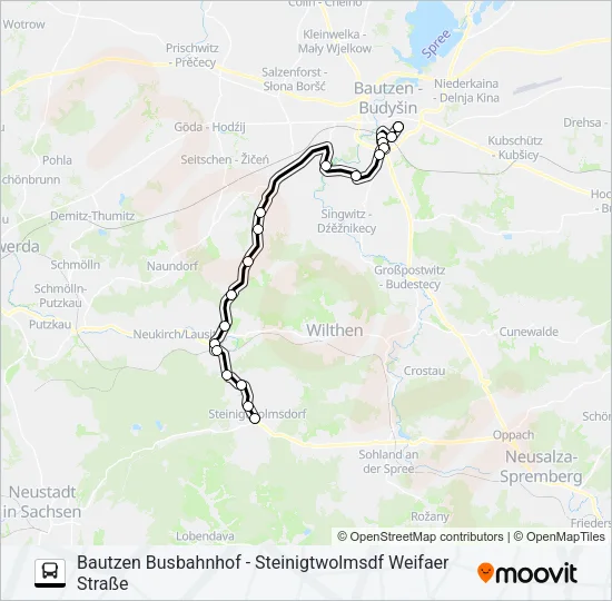 512 Bus Line Map
