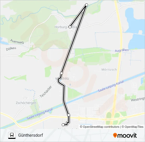 739 Bus Line Map