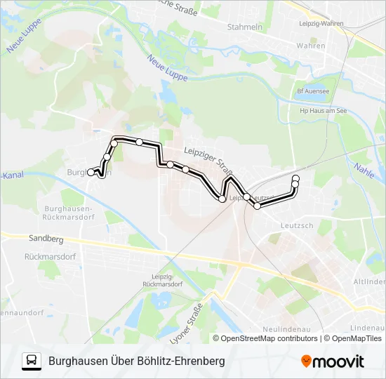 SEV7 Bus Line Map