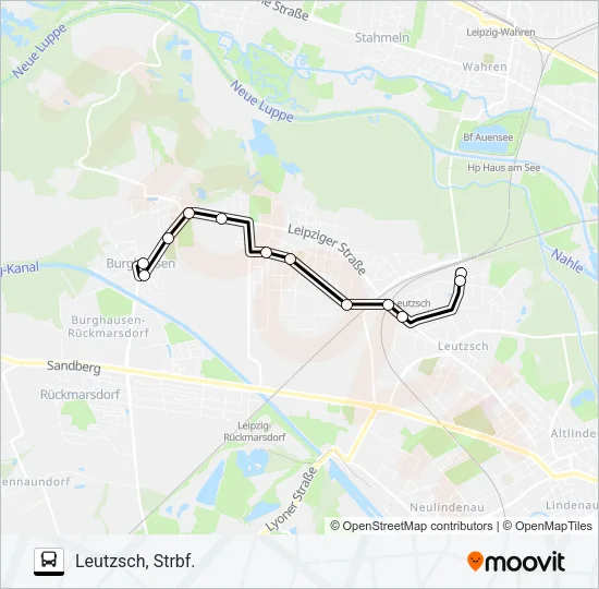 SEV7 Bus Line Map